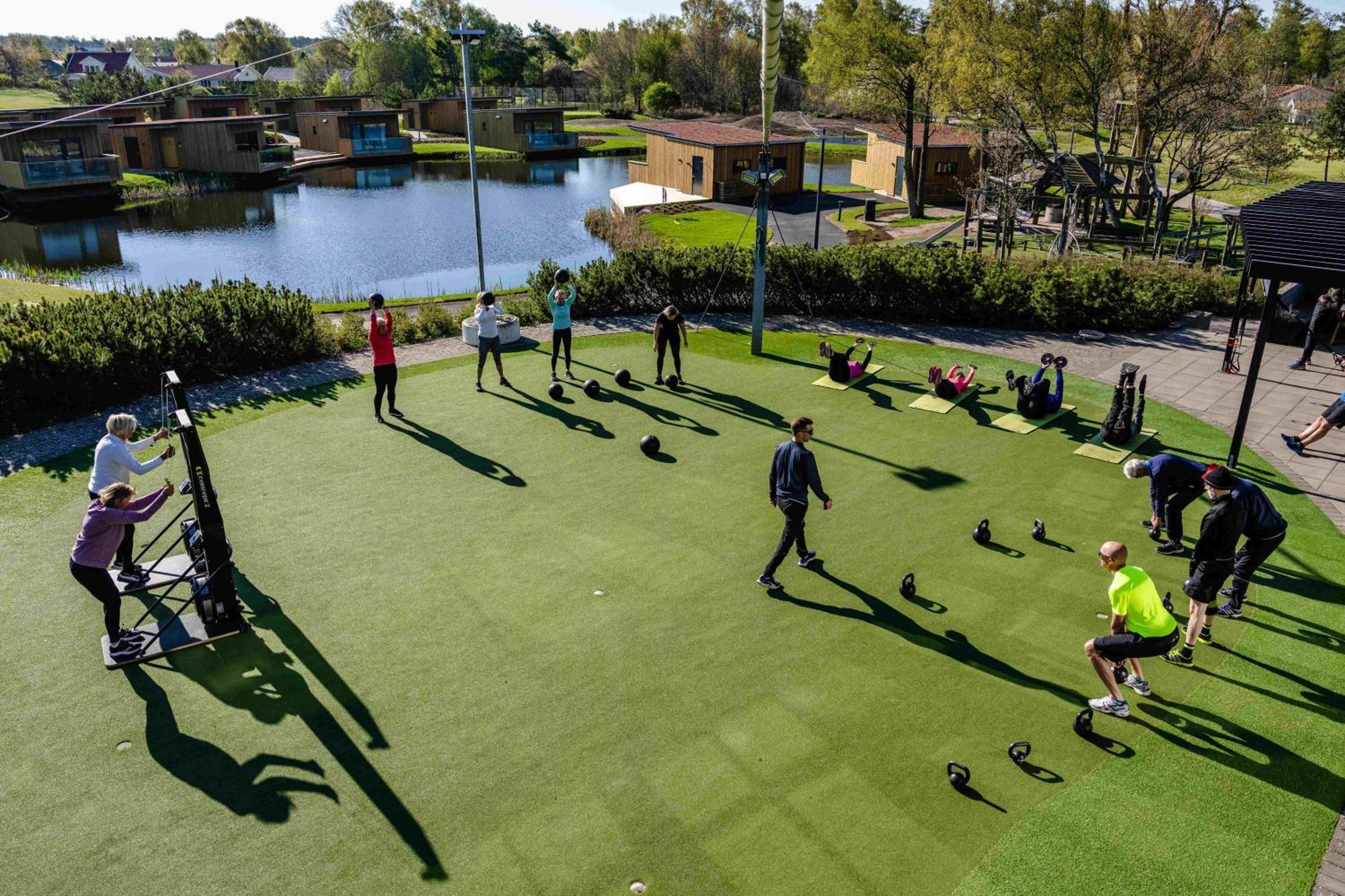 Halmstad Golfarena Stugor Екстер'єр фото
